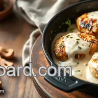How to Make Skillet Chicken with Creamy Garlic Sauce: A Cozy Dinner Delight!