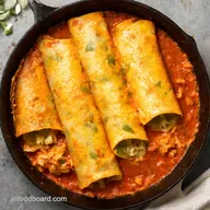 Jalapeno Cream Cheese Chicken Enchiladas Spicy TexMex
