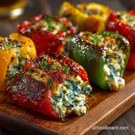 Goat Cheese Stuffed Mini Peppers Easy Mediterranean Bites