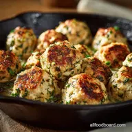 Chicken Meatballs Recipe: Healthy Baked Lemon Herb and Parmesan