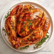 Juicy Mayo Roasted Turkey for 10 Servings