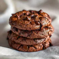 Jumbo Double Chocolate Chocolate Chip Cookies in 22 Minutes