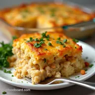 Smoky Keto BBQ Chicken Casserole with Cheesy Crust