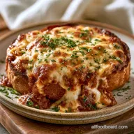 Lasagna Stuffed Garlic Bread in 40 Min