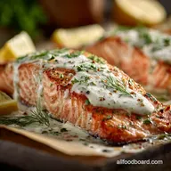 Flawless LemonDill Sour Cream Baked Salmon Recipe