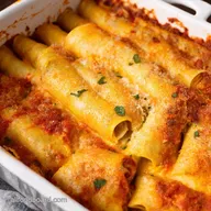 Mama Mia Easy Manicotti Italian Casserole No Rolling