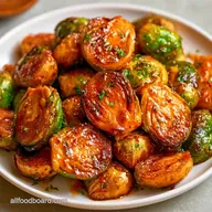 Roasted Maple Balsamic Brussels Sprouts