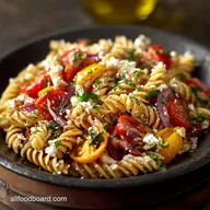 Pasta Salad: Easy Mediterranean Feta Recipe (Ready for Summer)