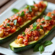Mediterranean Stuffed Zucchini Boats A Taste of Sunshine