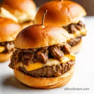 Philly Cheesesteak Sliders Hawaiian My Aloha Twist