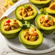MexiChicken Avocado Cups Quick Healthy Delicious