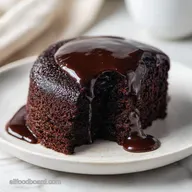 Moist Dark Chocolate Cake with Yogurt