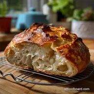 Quick and Easy Homemade No Knead Bread: Soft Dutch Oven