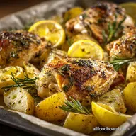 Easy Dinner Recipes Speedy LemonHerb OneTray Chicken and Potatoes