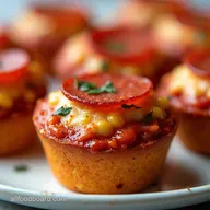 Pepperoni Pizza Bites 3Ingredient Easy Party Snacks