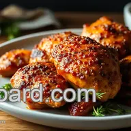 Crispy chicken thighs in oven - Easy Weeknight Dinner!