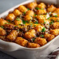 Tater Tot Casserole: Cheesy Beef Hotdish Recipe