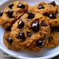 Pumpkin Chocolate Chip Cookies: Velvety