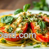 Quick Pesto Langostinos with Zucchini Noodles