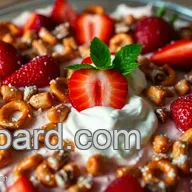 Refreshing Strawberry Pretzel Salad Recipe: A Sweet and Salty Treat