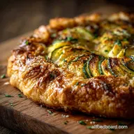 Zucchini Recipes: Flaky Summer Ricotta Lemon Galette