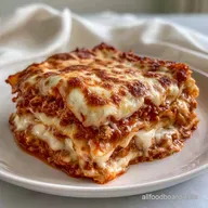 Sausage Beef Lasagna for 8 Servings
