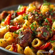 Sausage Pepper Pasta Bake Italian Hot Dish Done Right