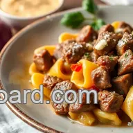 Saut&eacute;ed Tortellini with Beef & Cheese Delight