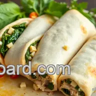 Savory Spinach and Feta Stuffed Chicken Rolls