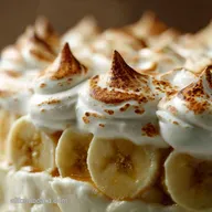 Cr&egrave;me de la Cr&egrave;me Homemade Banana Pudding with Fluffy Meringue