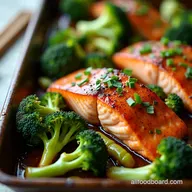 Sheet Pan Asian Salmon and Broccoli Dinner Sorted