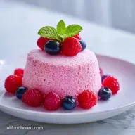 Raspberry Mousse: Light Airy and Lower-Sugar