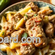 Slow Cooked Pork with Savory Sauerkraut