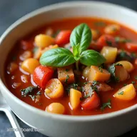 Easy Slow Cooker Minestrone Soup Recipe SetandForget Comfort