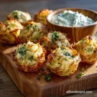 St Patricks Day Appetizer: Crispy Colcannon Puffs with Dubliner Dip