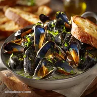 Steamed Mussels with White Wine Broth Quick Moules Marini&egrave;res Recipe