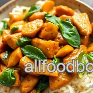 Stir-Fry Chicken with Savory Italian Basil