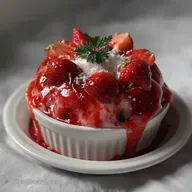 STRAWBERRY COCONUT LAVA FLOW Virgin Mocktail
