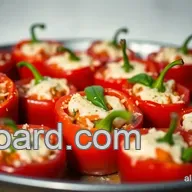 Easy & Flavorful Stuffed Cherry Peppers: A Taste of the Mediterranean