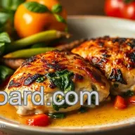 Ultimate Comfort: My Grandmother's Sear Stuffed Chicken with Spinach & Peppers
