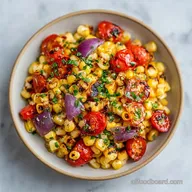 Summer Grilled Corn Salad for 6 Servings