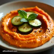Sunshine Spread Roasted Red Pepper Zucchini Hummus