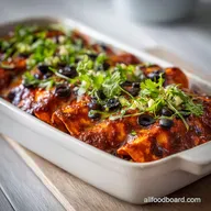 Black Bean Enchiladas with Sweet Potato (60 Min)