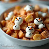 Ultimate Sweet Salty Snowman Snack Mix Recipe Easy Holiday Treat