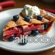 Sweet & Tart Rhubarb Blueberry Pie: A Slice of Summer Bliss