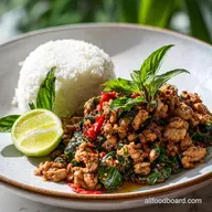 Thai Basil Chicken with Vegetables in 15 Minutes