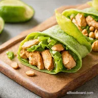 Thai Peanut Chicken Wraps with Creamy Dreamy Sauce