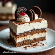 The Ultimate NoBake Ice Cream Cake Layered Cookies Cream Recipe