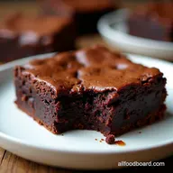 The Proper Fudgy Brownies From Scratch with Crackly Tops