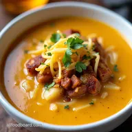 The Ultimate Loaded Baked Potato Soup Recipe Rich Easy